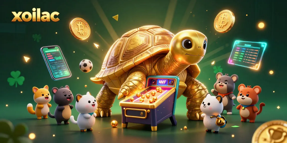 Experience the excitement of sports betting with xoilac in this vibrant 3D illustration.
