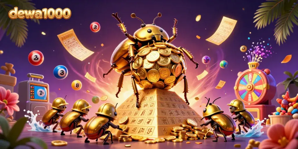 Experience thrilling jackpots with dewa1000 in a vibrant 3D casino world.