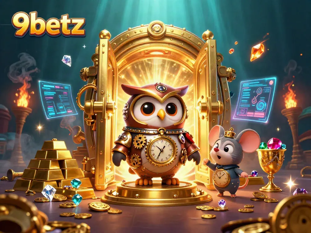 Experience 9betz thrilling entertainment with engaging games and dazzling prizes loading from a treasure vault.