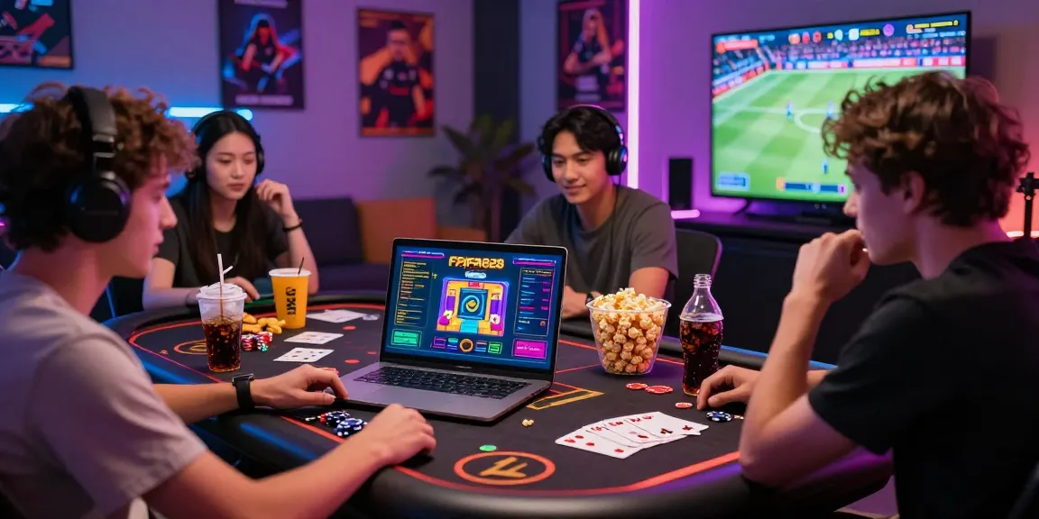 Exciting FAFA828 online gaming moment with friends enjoying a vibrant atmosphere and colorful interface.