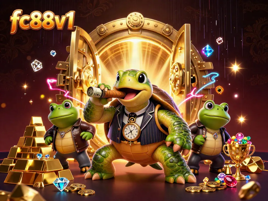 Engage with the vibrant world of fc88v1 featuring unique casino characters and gold treasures.