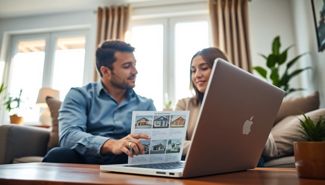 Hausverkauf bei Scheidung: Couple consulting over property decisions in a living room.