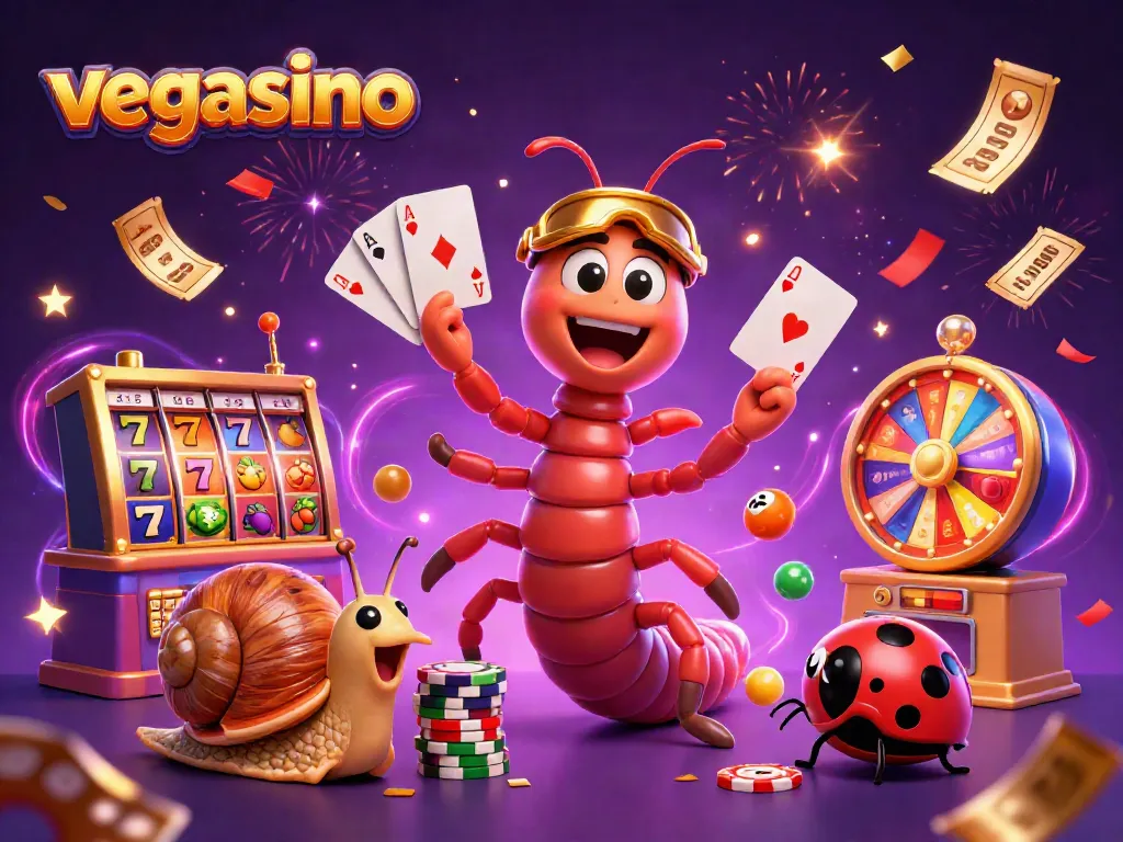 Experience the excitement at vegasino with vibrant slot reels, high-rollers, and dynamic casino action.