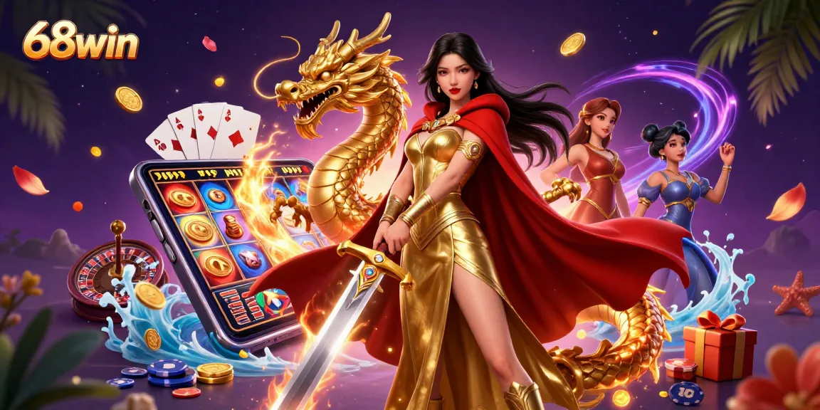 Experience thrilling slots action at 68win with stunning visuals and dynamic game elements.