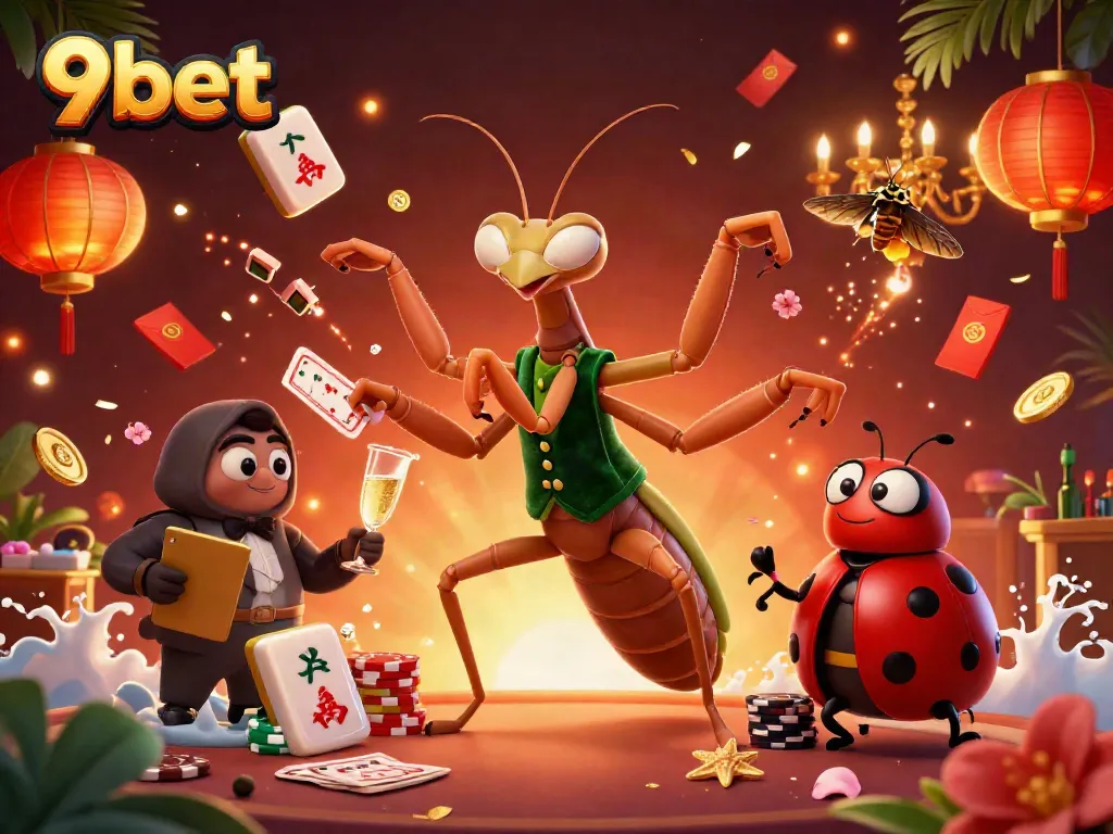 Experience thrilling games at 9bet's live casino, featuring vibrant characters and dynamic gameplay.