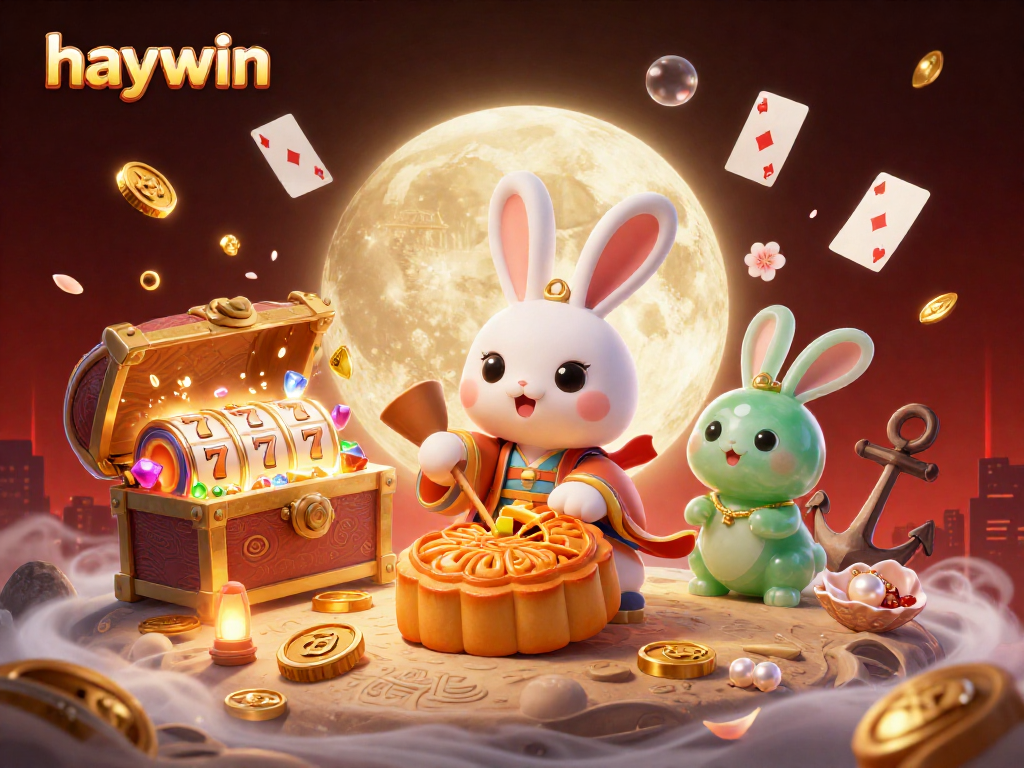Experience the fun of haywin as cartoon characters interact with vibrant casino elements.