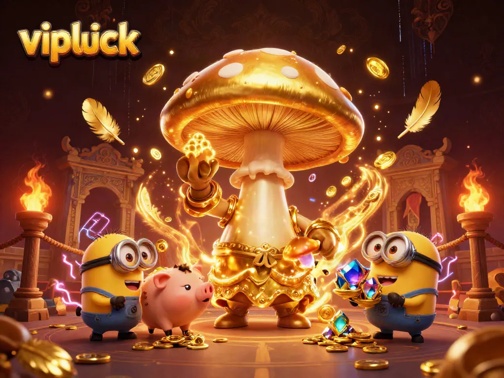 Experience the thrill of vipluck casino with magical golden treasures and engaging game elements.