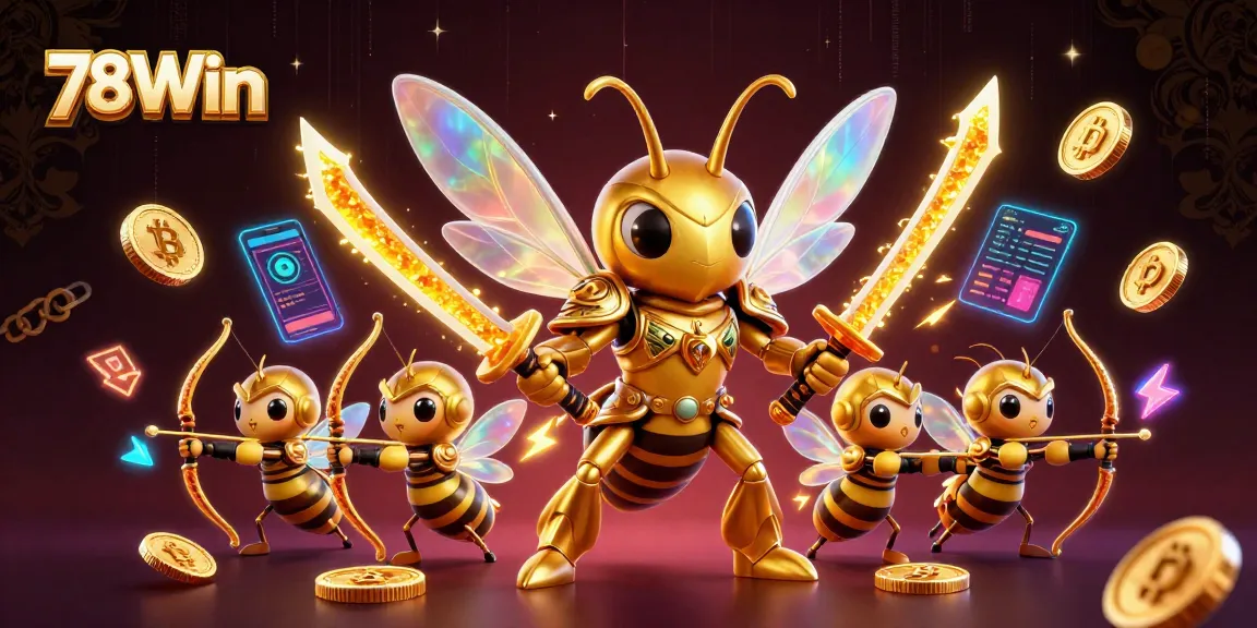 Experience thrilling wins at 78Win with vibrant casino battles amidst digital treasures.