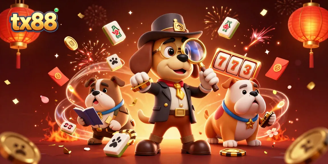Engage with thrilling adventures in tx88 featuring a detective duo uncovering golden poker chips among casino treasures.