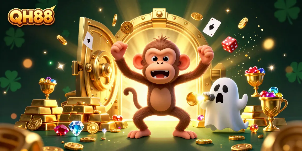 Engage in thrilling casino action with QH88's mystical poltergeist and golden treasures.